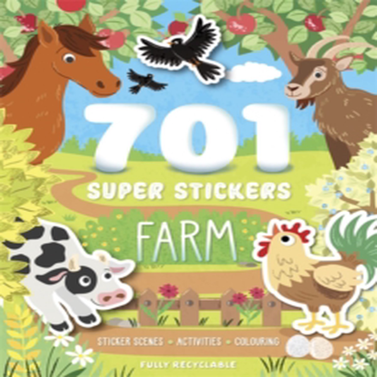 701 Super Stickers Farm 9781805853640 Paperback