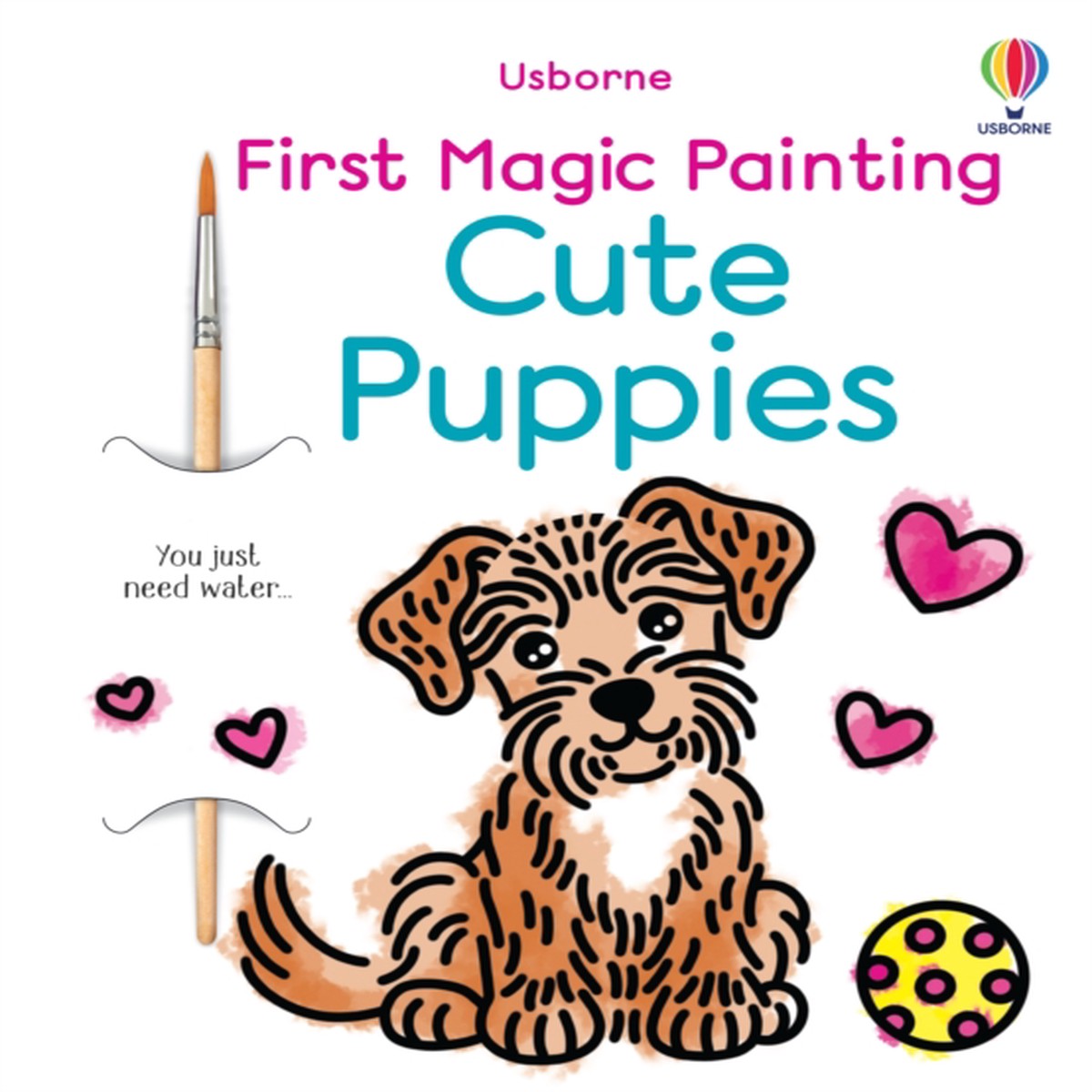 First Magic Painting Cute Puppies 9781836042211 Paperback