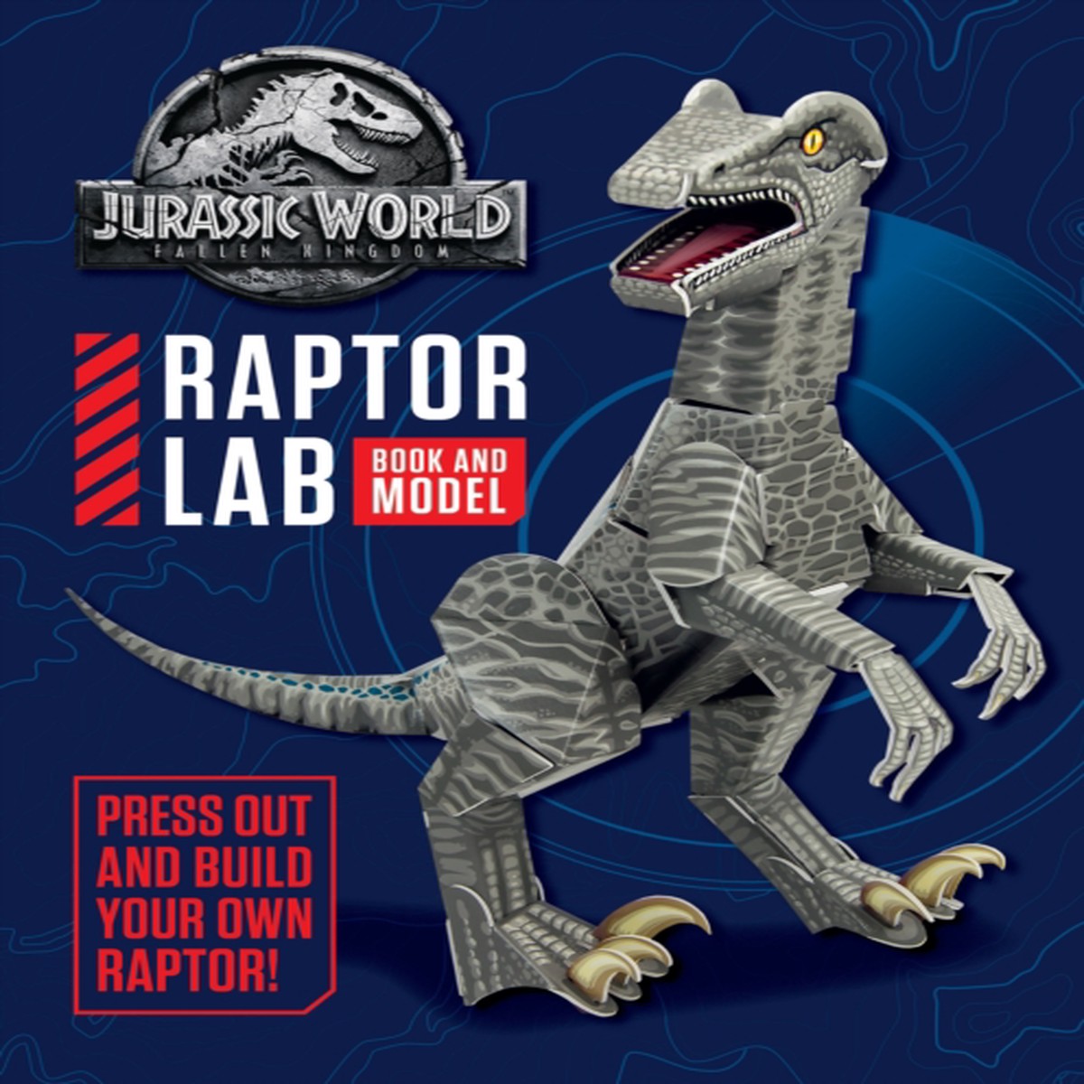 Jurassic World Fallen Kingdom Raptor Lab: Book and Model 9781405290906 Hardback
