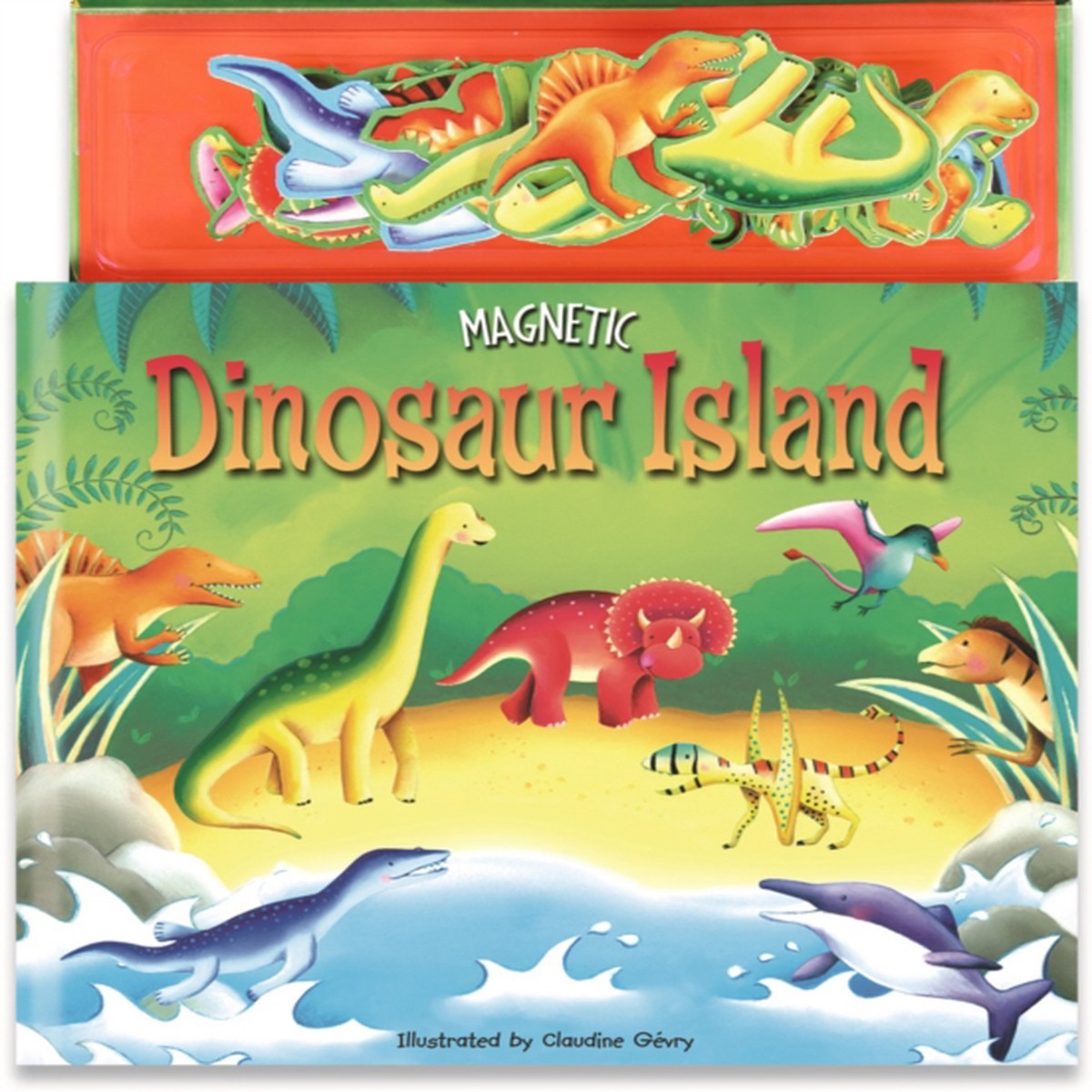 Magnetic Dinosaur Island 9781787009370 Hardback