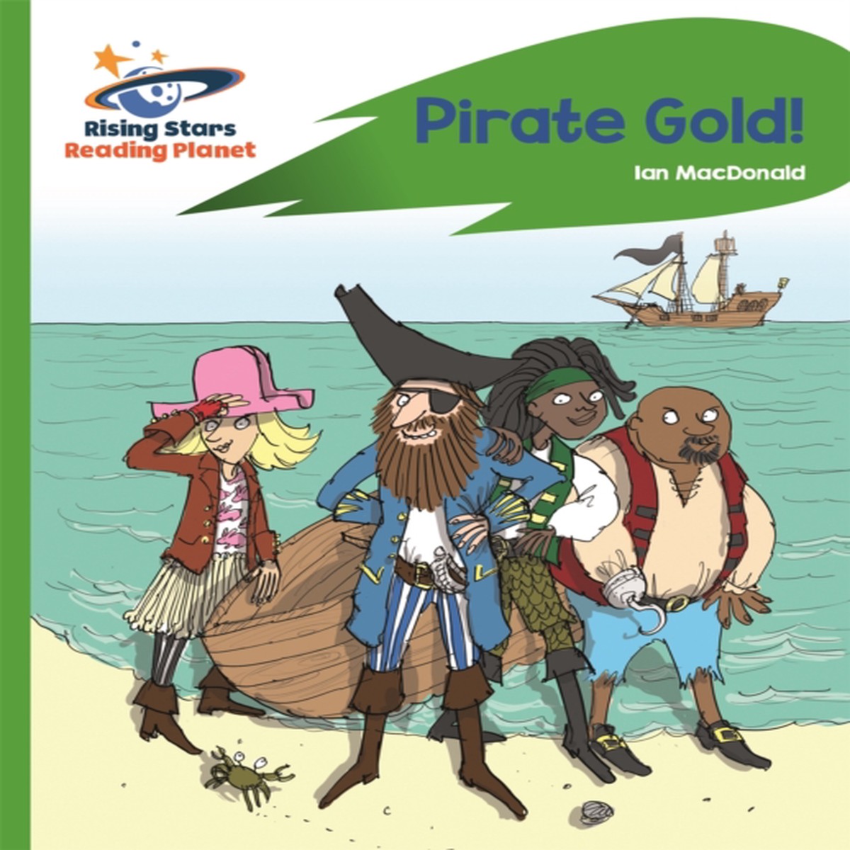 Reading Planet - Pirate Gold - Green: Rocket Phonics 9781510441910 Paperback