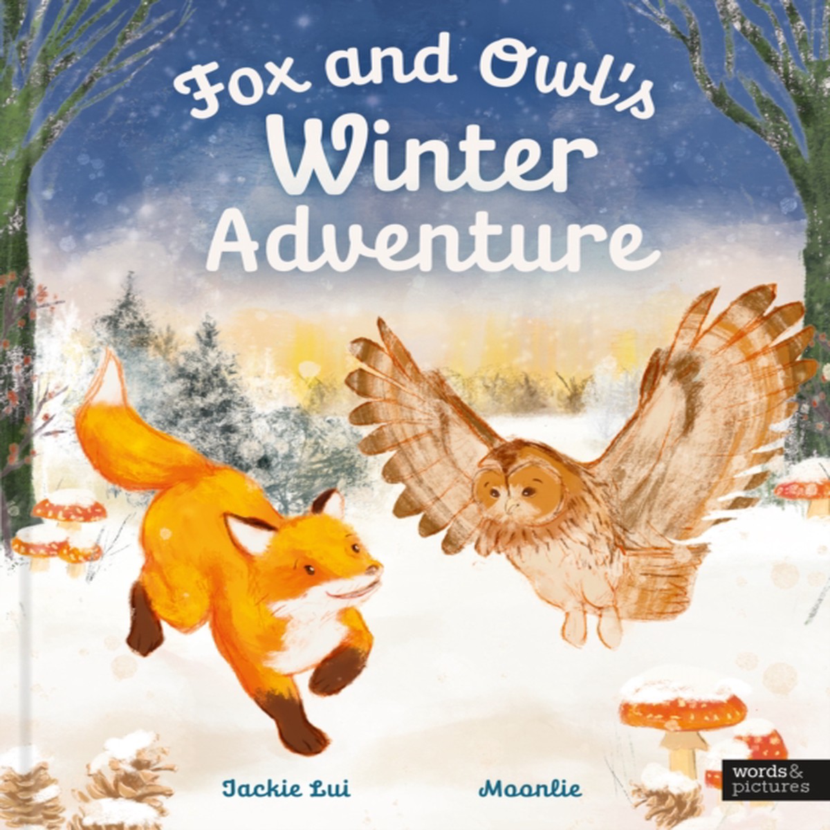 Fox and Owl's Winter Adventure 9781836009573 Hardback